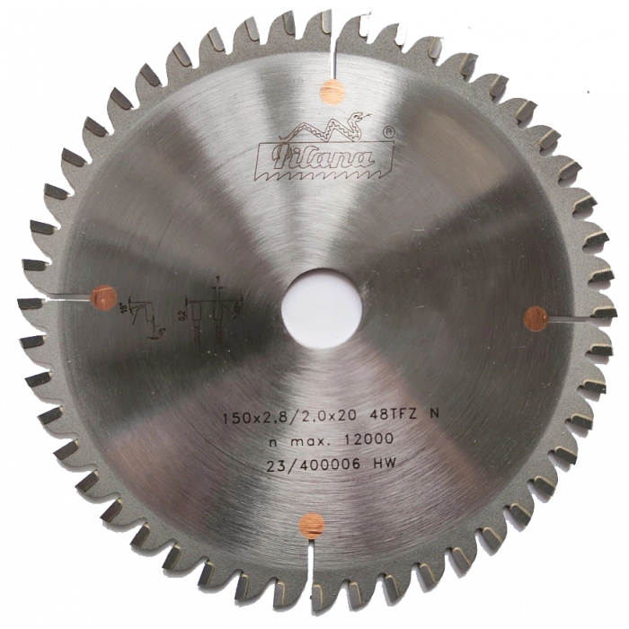 Пила дисковая TCT "Pilana" 150x2.8/2.0x20 z48  87 TFZ N